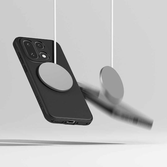 Ringke Magnetic Umschlag Rückseite Silikon / Kunststoff 1.2mm Schwarz (OnePlus 15)