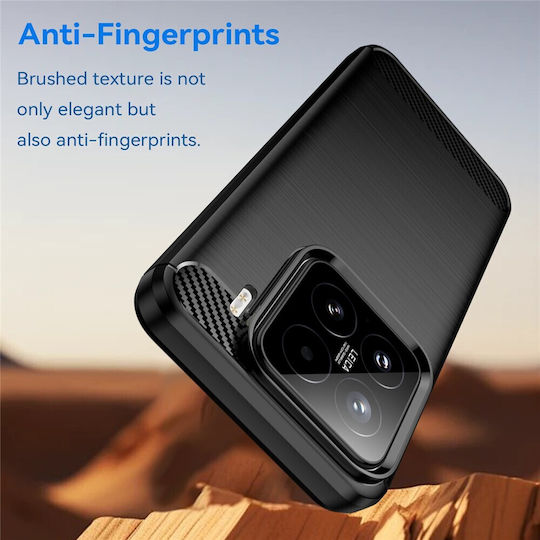 Techsuit Stoßstange Silikon / Kunststoff Schwarz (Xiaomi 15T)