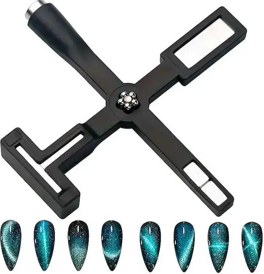 Magnet Unghii Cat Eye Effect Pentagram Magnet Cat Eye