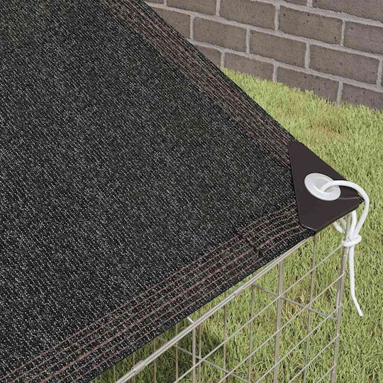 vidaXL 42019237 Metallischer Käfig für Kaninchen 400cmx78cmx78cmcm.