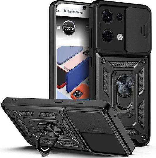 Back Cover Σιλικόνης / Πλαστικό Μαύρο (Redmi Note 13 Pro 4G / Poco M6 Pro 4G)