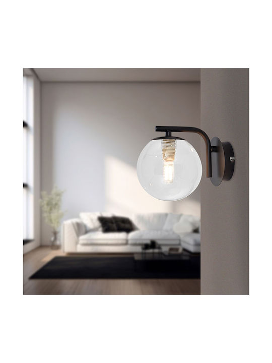 Braytron Lamp Wall with Socket G9 Black 6cm
