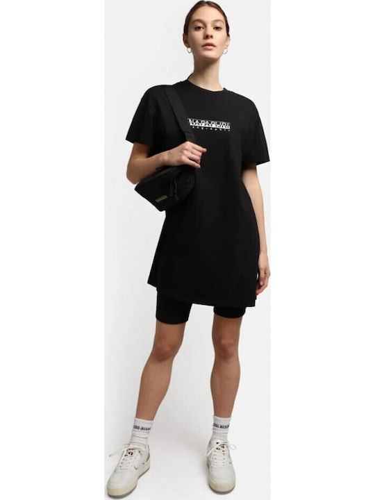 S-box Γυναικείο Αθλητικό T-shirt Μαύρο