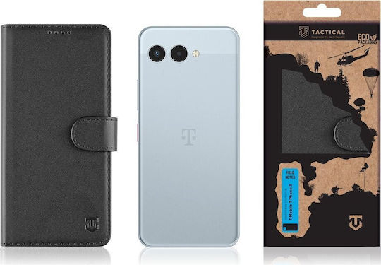 Tactical Field Notes Back Cover Piele / Plastic Negru (Nothing Phone (3))