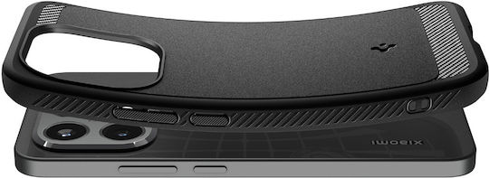Spigen Rugged Armor Back Cover Silicon 2mm Negru (Xiaomi 15T)