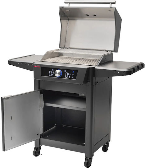 Char-Broil Evolve Cu picioare Grătar Electric Grătar 2400W cu Capac și Termostat Reglabil 57bucx39buccm