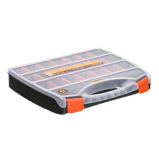 Handy Organizator pentru Compartimentul de Unelte cu Compartimente Reglabile Portocaliu 38x31x6cm.