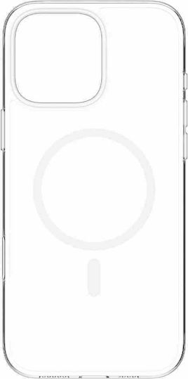 Spigen Thin Fit T Back Cover Plastic / Silicone 1.55mm Clear White (iPhone 16 Pro)