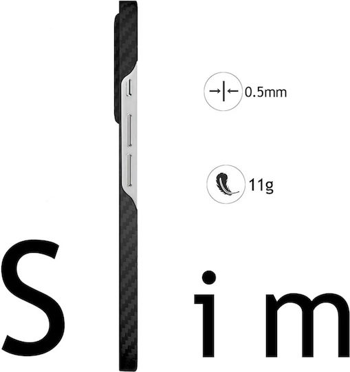 Techsuit Back Cover Aramid Fiber Μαύρο (Honor Magic7 Pro)