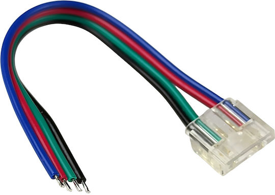 Eurospot Σύνδεσμος Ταινίας Led Cob Rgb Καλωδιακός Παροχικός Eu4955
