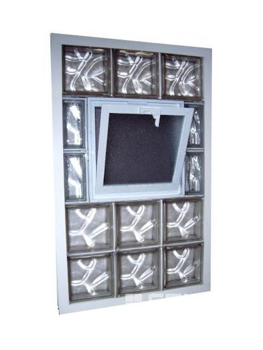 Hinged Window Aluminum W23.9xH23.9cm