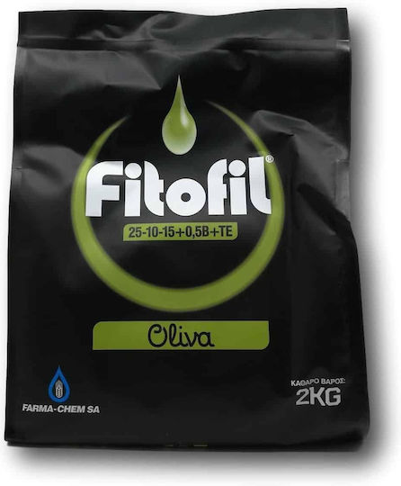 Farma Chem Fitofil Oliva Κρυσταλλικό Λίπασμα Αζώτου, Φωσφόρου, Βορίου για Ελιές 2kg