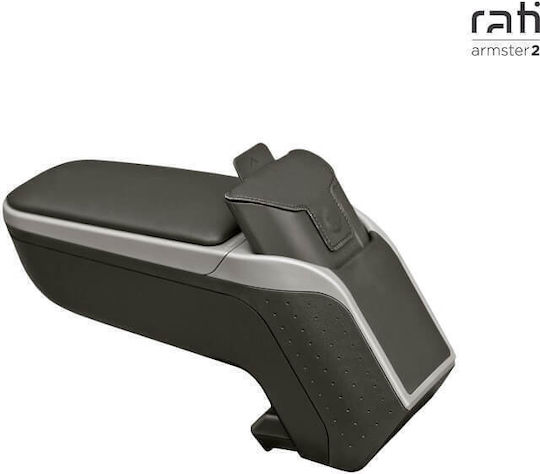 Rati Armster Τεμπέλης Αυτοκινήτου από Δερματίνη Universal Citroen C4 Ασημί Χρώμα