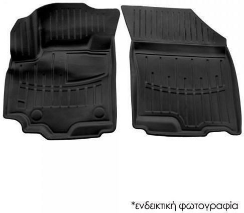 Race Axion Rear Mats Universal 2pcs Tray Type 2022 Black