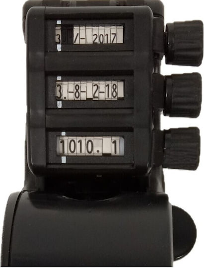 Printex T117 Mechanisch Tragbarer Etikettendrucker 3 Zeile in Schwarz Farbe