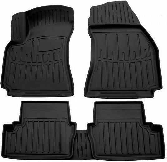 Race Axion Set of Front and Rear Mats 5pcs Tray Type for Opel Zafira 1999-2005 Black