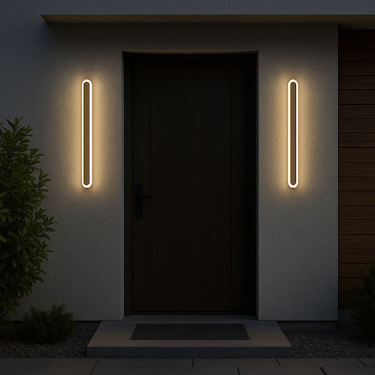 Alista Home Wall-Mounted Linear LED Light IP65 6W with Natural White Light