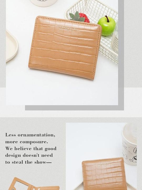 Small Fabric Women's Wallet RFID Cards Brown PL822-17A Brown