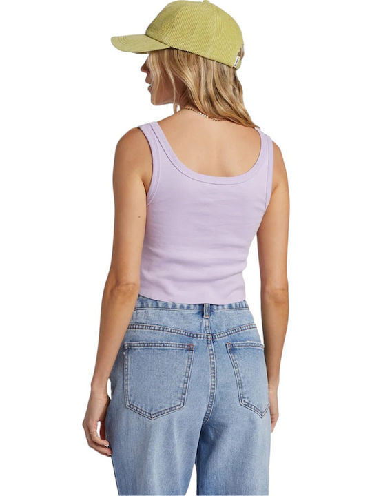 Wild Waves Women's Blouse Short Sleeve Peaceful Lilac