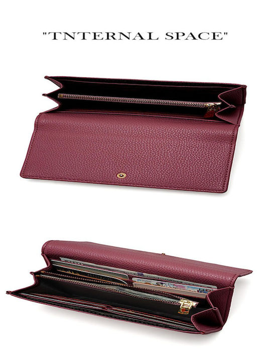 Large Women's Wallet Classic Burgundy