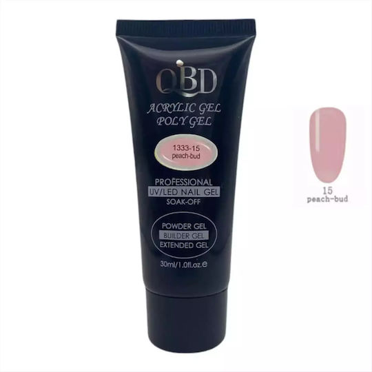 QBD Builder Gel Νυχιών 15 Peach Bud 60ml