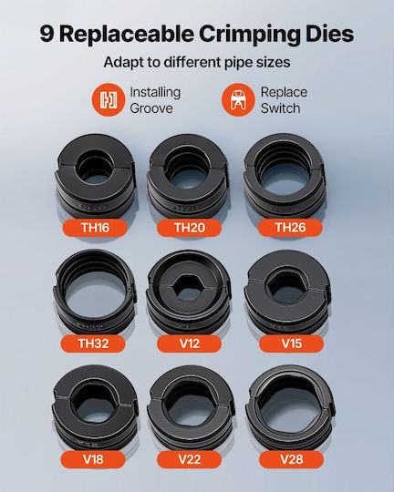 Vevor Hand Pipe Press Fitting Tool