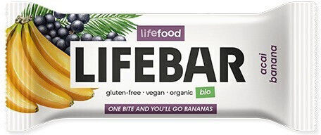 Lifebar Bio-Müsliriegel Raw Energie Nüsse Ohne Zuckerzusatz 40g