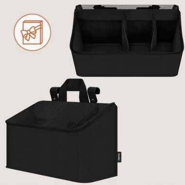 Lionelo Kremastoś Organisator Künia-parkokrévatu Sidepocket Medium Schwarz