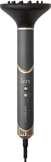 Izzy Multistyler Airflex 6 in 1 Ηλεκτρική Βούρτσα με Αέρα για Ίσιωμα και Μπούκλες 1500W