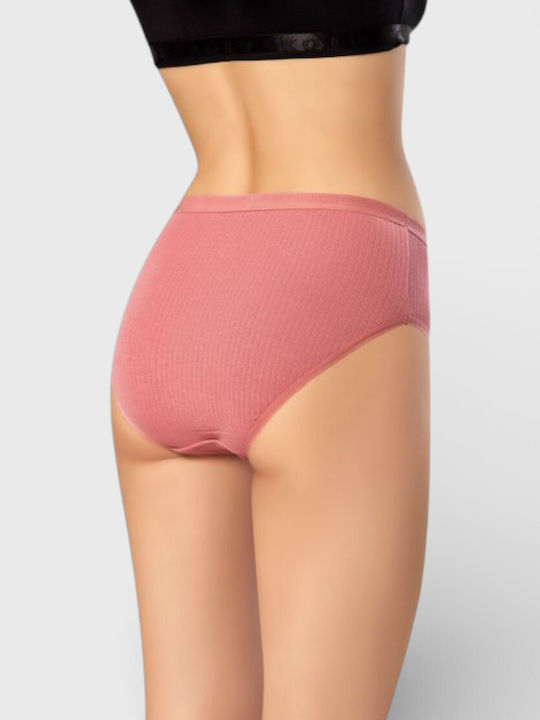 Ψηλόμεσα Γυναικεία Slip 3Pack Πολύχρωμο