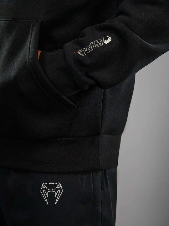 Φούτερ με Κουκούλα Black/ivory