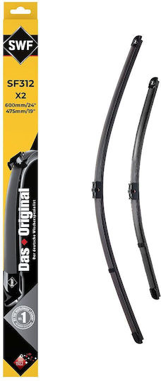 SWF Set Ștergătoare Auto Față 600mm/475mm pentru BMW E90 / E91 pentru BMW