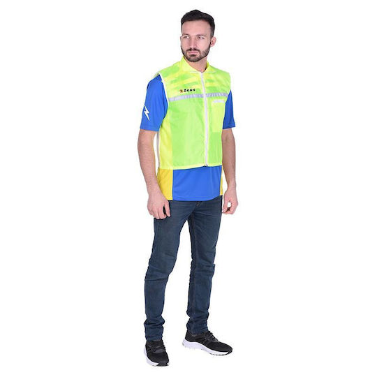 Zeus Trainingslätzchen Für Männer Fluoreszierende Laufweste Regenjacke Smanicato