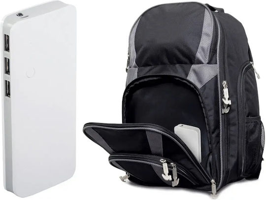 Verk Group Power Bank 10000mAh με 3 Θύρες USB-A