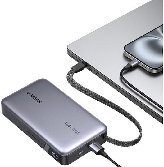 Ugreen PB551 Power Bank 20000mAh 145W με Θύρα USB-A και Θύρα USB-C Power Delivery Γκρι