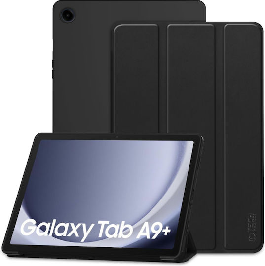 Tech-Protect Smartcase Flip Cover Μαύρη (Galaxy Tab A9+, A11+ Plus, X210, X215, X216, X230, X235, X236)