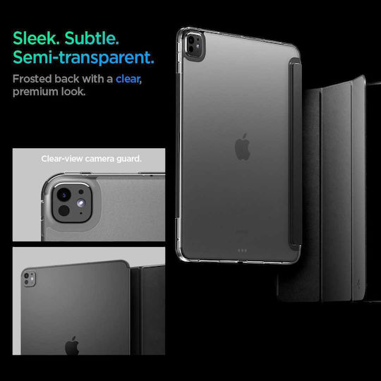 Spigen Liquid Air Folio Flip Cover Durable Black (iPad Pro 13.7 (2024-2025))