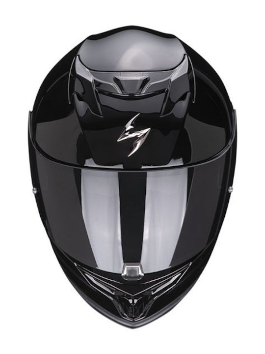 Scorpion Exo 520 Evo Air Solid Black Κράνος Μηχανής Full Face ECE 22.06 με Sunvisor