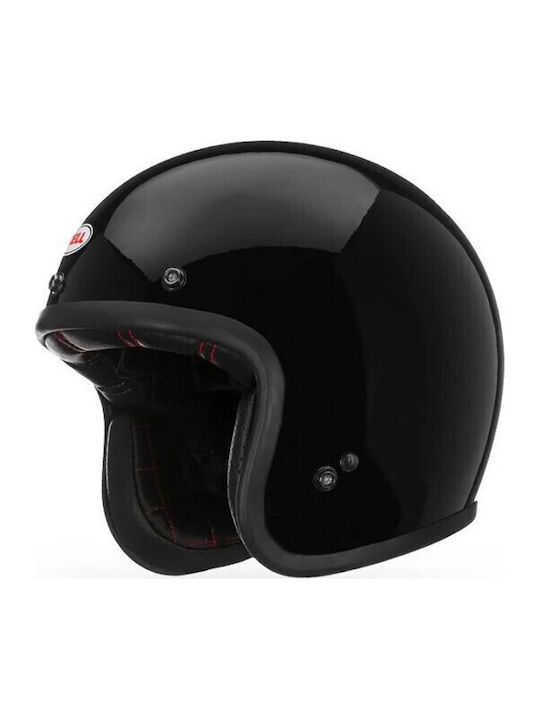 Bell Custom 500 Black Motorcycle Helmet Jet ECE 22.06 982gr
