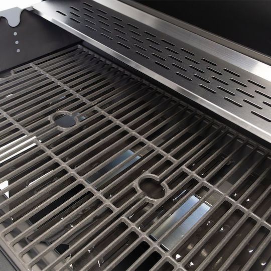 Bormann Elite BBQ4100 Gas Grill with 4 pcs 14.4kW and Side Burner
