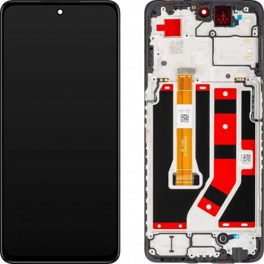 Oppo Οθόνη mit Touch-Mechanismus für OPPO A98 (Schwarz)