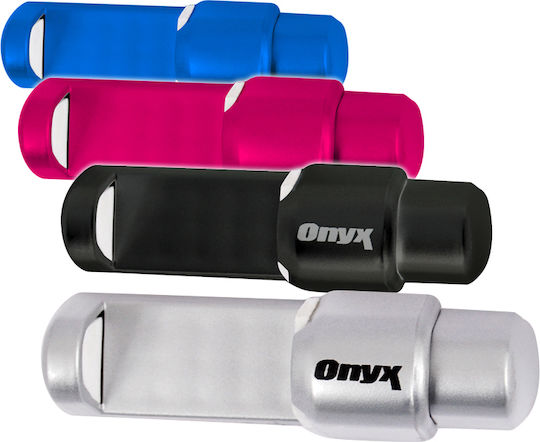 Autoline Onyx Βάση Κινητού Αυτοκινήτου με Ρυθμιζόμενα Άγκιστρα Μαύρη