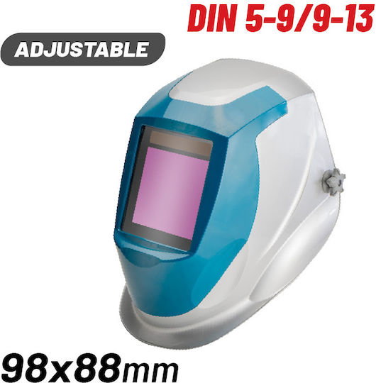 Bormann Pro BIW2030 Welding Helmet with 98x88mm Visual Field Silver
