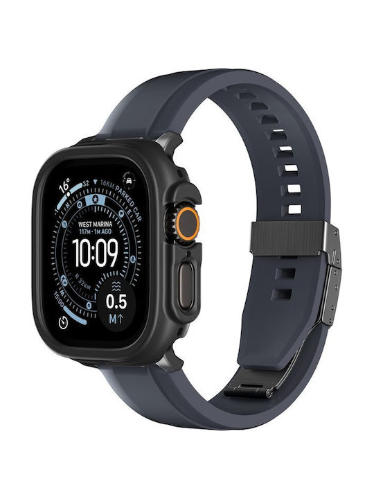 AmazingThing Plastic Case in Black color for Apple Watch Ultra 3 49mm