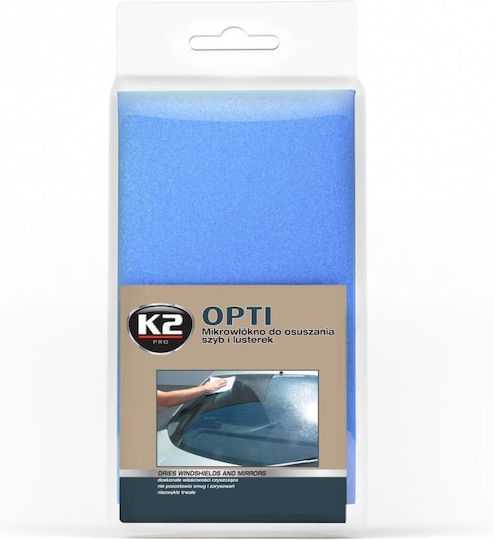 K2 Lavetă Microfibră de curățenie pentru Windows Auto 310gsm Albastru 40x40cm