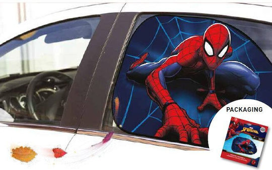 Marvel Comic Books Πλαϊνά Σκίαστρα Αυτοκινήτου με Βεντούζα 44x35εκ. 2τμχ