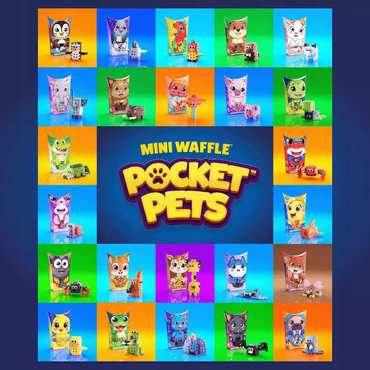 Marioinex Конструктори Poket Pets Stingray за 3+ Години 25 Бройки