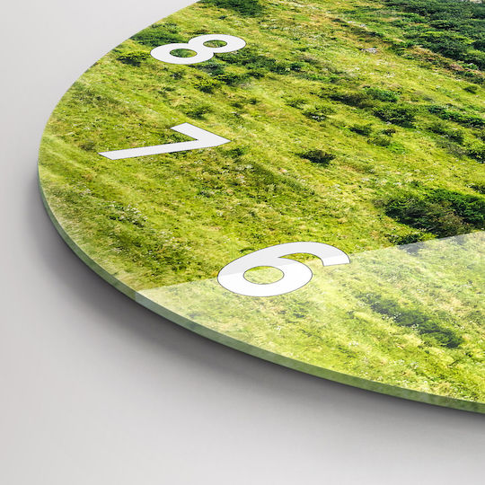Tulup Kinder Wanduhr Glas