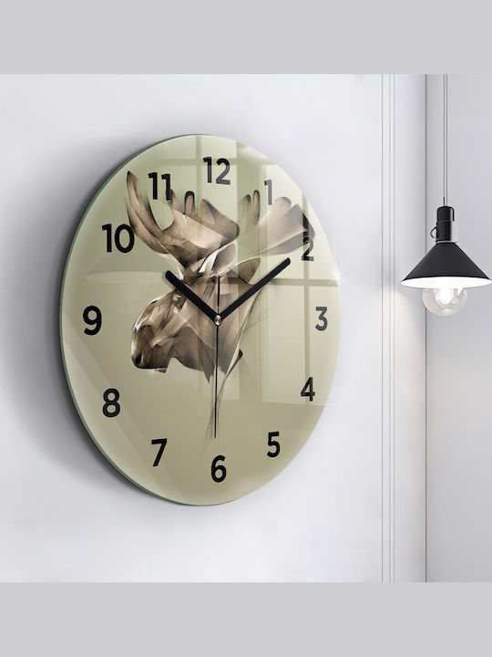 Tulup Kids Glass Wall Clock