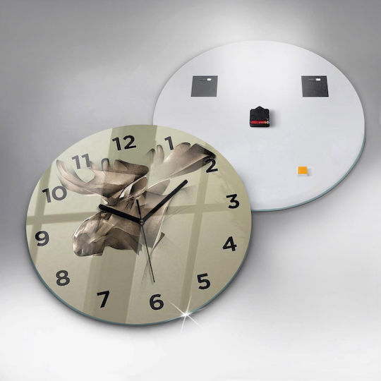 Tulup Kids Glass Wall Clock